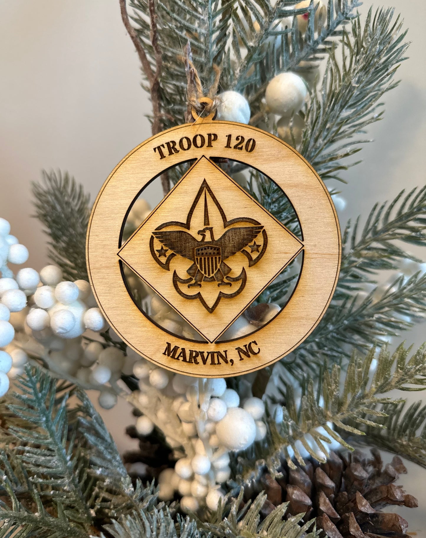 Boy Scout Christmas Ornament