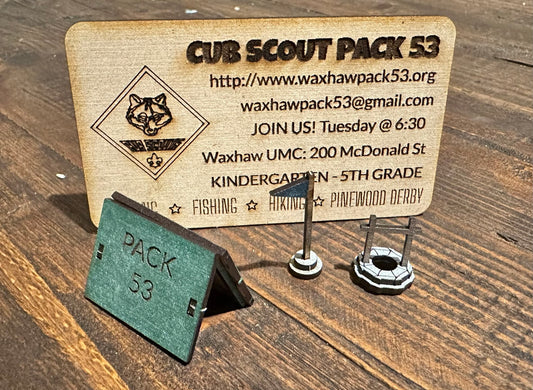 Cub Scout Pack Recruiter Card - Campsite